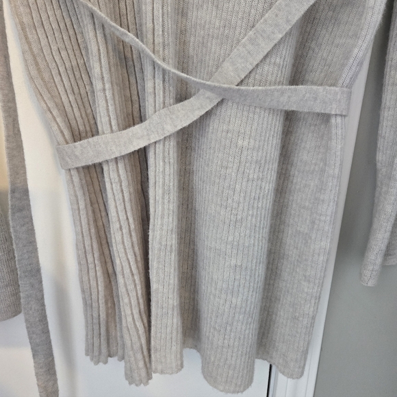 Helmut Lang Baby Alpaca Wool Turtleneck Sweater Dress Size Small Light Grey - Picture 11 of 14